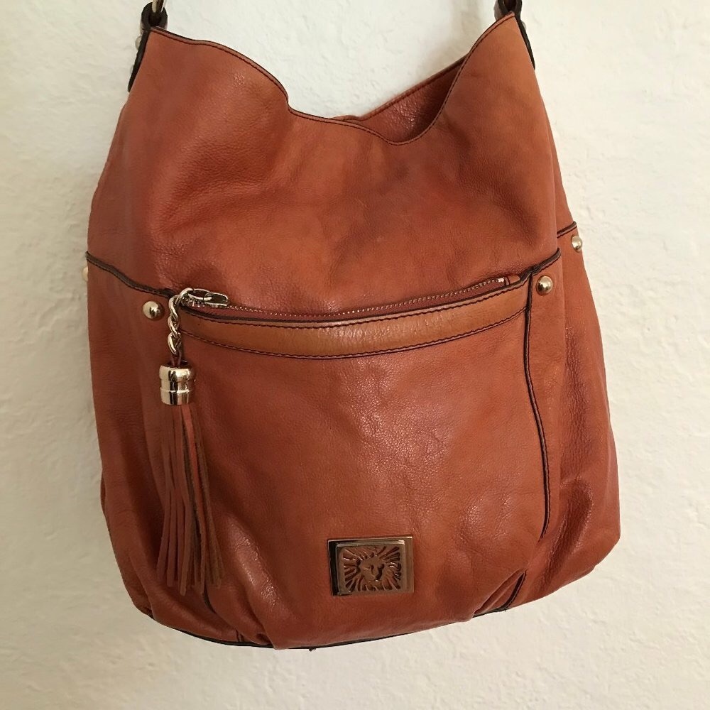 Anne Klein genuine leather shoulder Bag